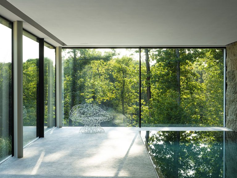 villa a waterloo piscina